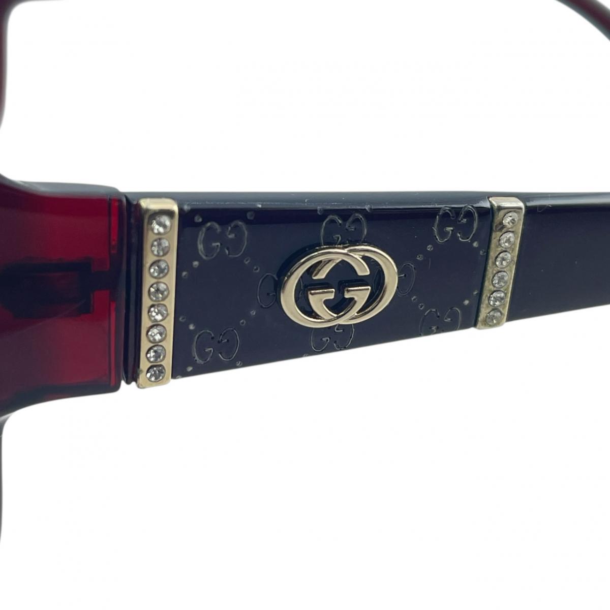 グッチ GUCCI サングラス
 サングラス 62□16 125 インターロッキングG プラスチック GG3144/S ボルドー 【SS】
 【中古】