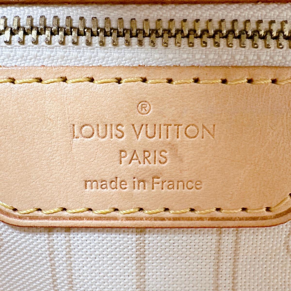 ルイヴィトン LOUIS VUITTON トートバッグ
 トートバッグ ダミエ ネヴァーフルMM ダミエキャンバス N51107 ホワイト LV
 【SS】
 【中古】