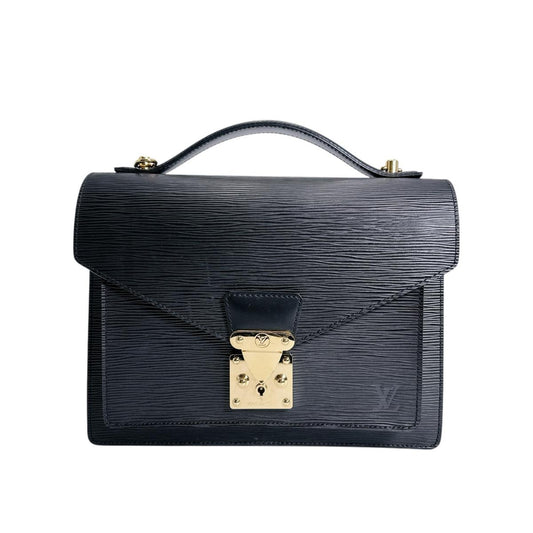 ルイヴィトン LOUIS VUITTON ハンドバッグ
 ハンドバッグ エピ モンソー エピレザー M52122 ノワール LV
 【SS】
 【中古】