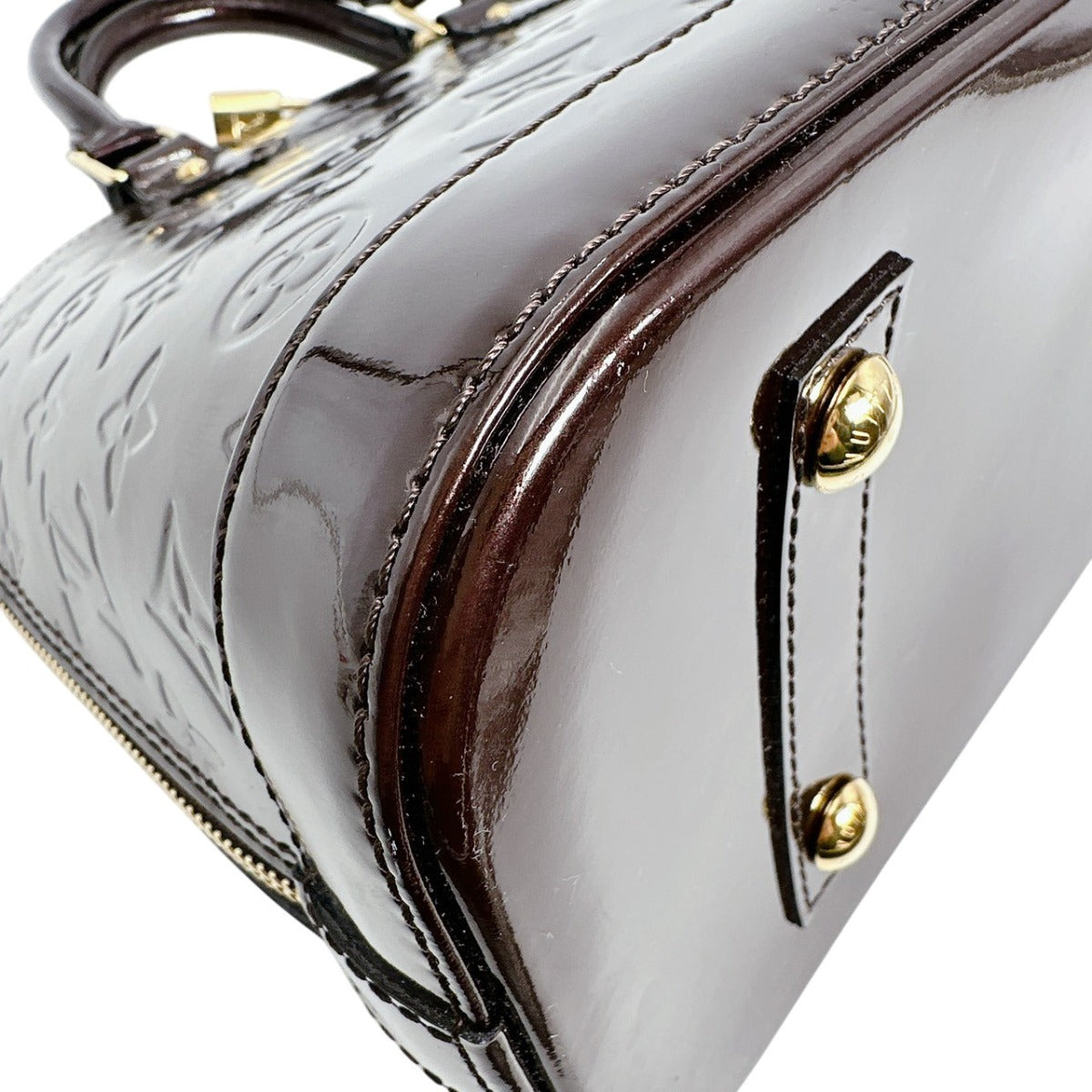 ルイヴィトン LOUIS VUITTON ハンドバッグ
 ハンドバッグ ヴェルニ アルマPM モノグラムヴェルニ M91611 ワインレッド LV
 【SS】
 【中古】