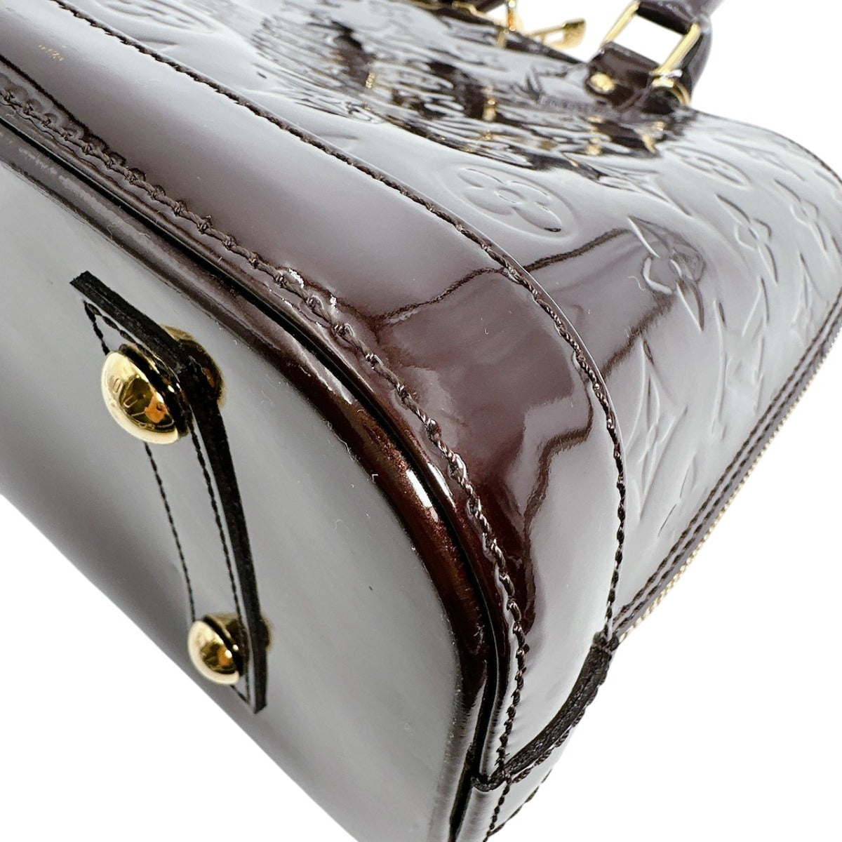 ルイヴィトン LOUIS VUITTON ハンドバッグ
 ハンドバッグ ヴェルニ アルマPM モノグラムヴェルニ M91611 ワインレッド LV
 【SS】
 【中古】