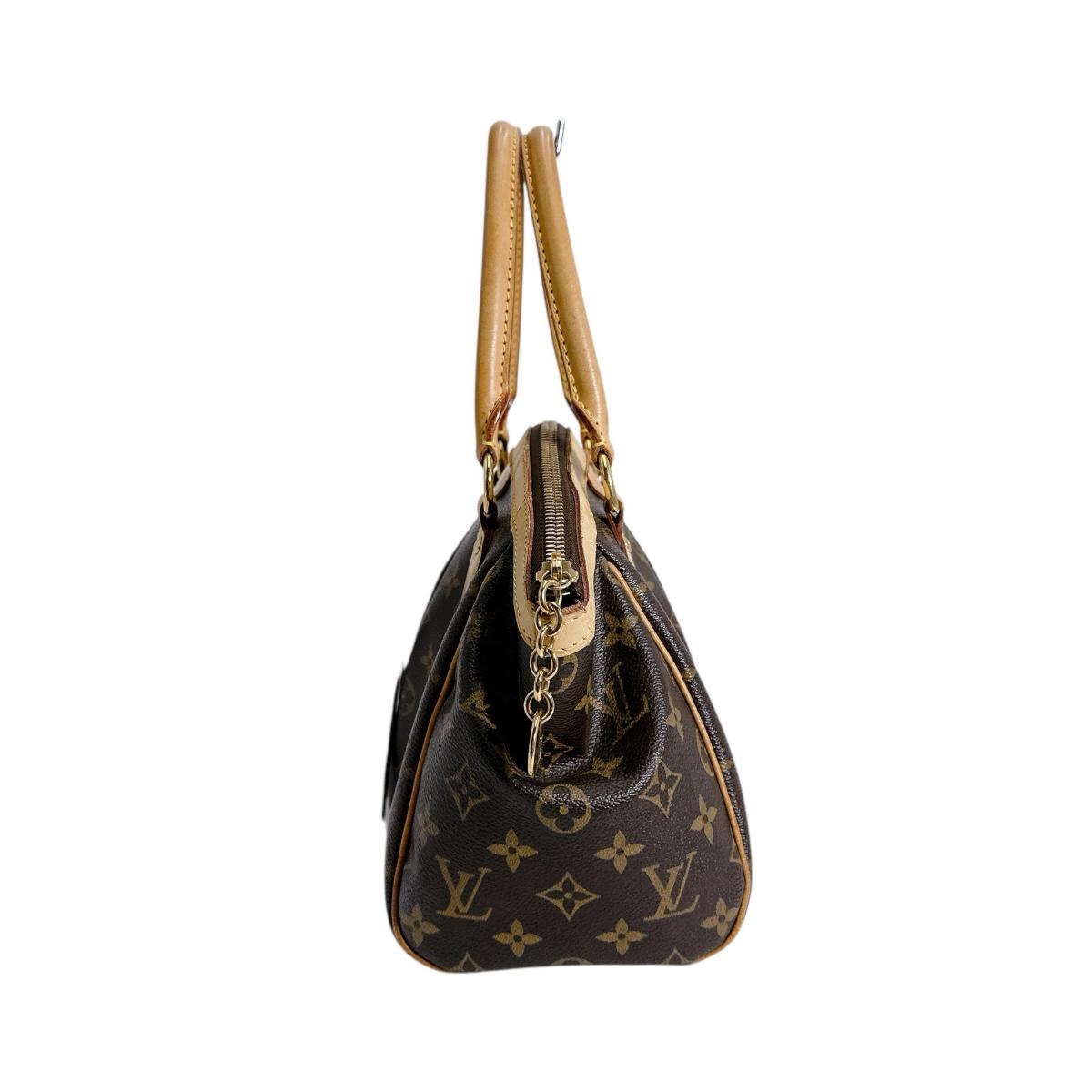ルイヴィトン LOUIS VUITTON ハンドバッグ
 ハンドバッグ モノグラム ティヴォリPM モノグラムキャンバス M40143 ブラウン LV
 【SS】
 【中古】