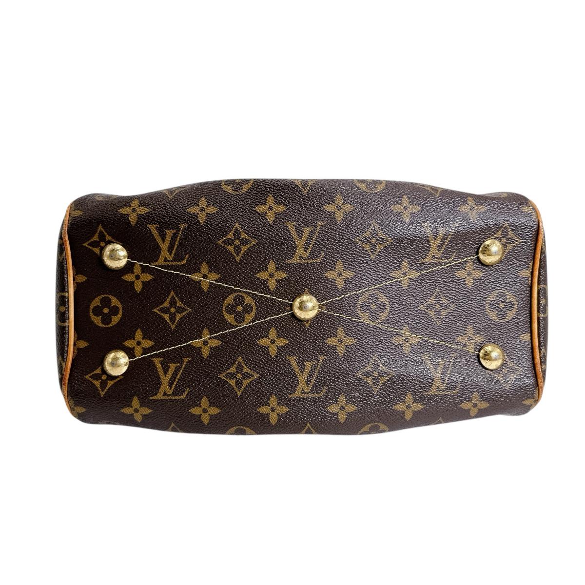 ルイヴィトン LOUIS VUITTON ハンドバッグ
 ハンドバッグ モノグラム ティヴォリPM モノグラムキャンバス M40143 ブラウン LV
 【SS】
 【中古】
