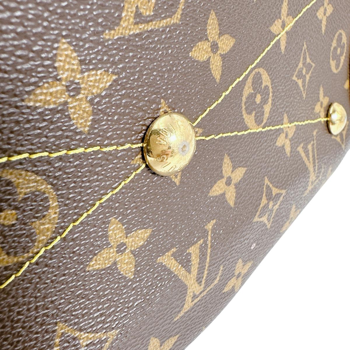 ルイヴィトン LOUIS VUITTON ハンドバッグ
 ハンドバッグ モノグラム ティヴォリPM モノグラムキャンバス M40143 ブラウン LV
 【SS】
 【中古】