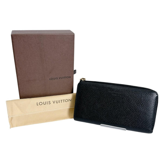 ルイヴィトン LOUIS VUITTON 長財布
 ポルトフォイユ・コメット トリヨン L字ファスナー レザー M63102 ノワール LV
 【SS】
 【中古】