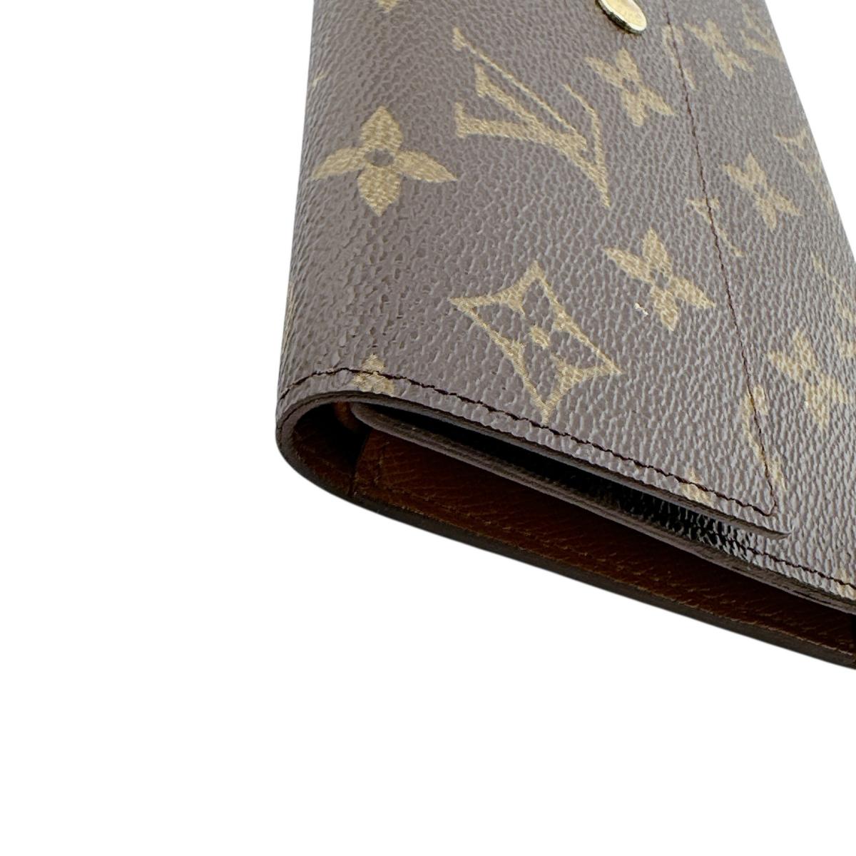 ルイヴィトン LOUIS VUITTON 長財布
 長財布 モノグラム ポルトトレゾール インターナショナル モノグラムキャンバス M61215 ブラウン LV
 【SS】
 【中古】