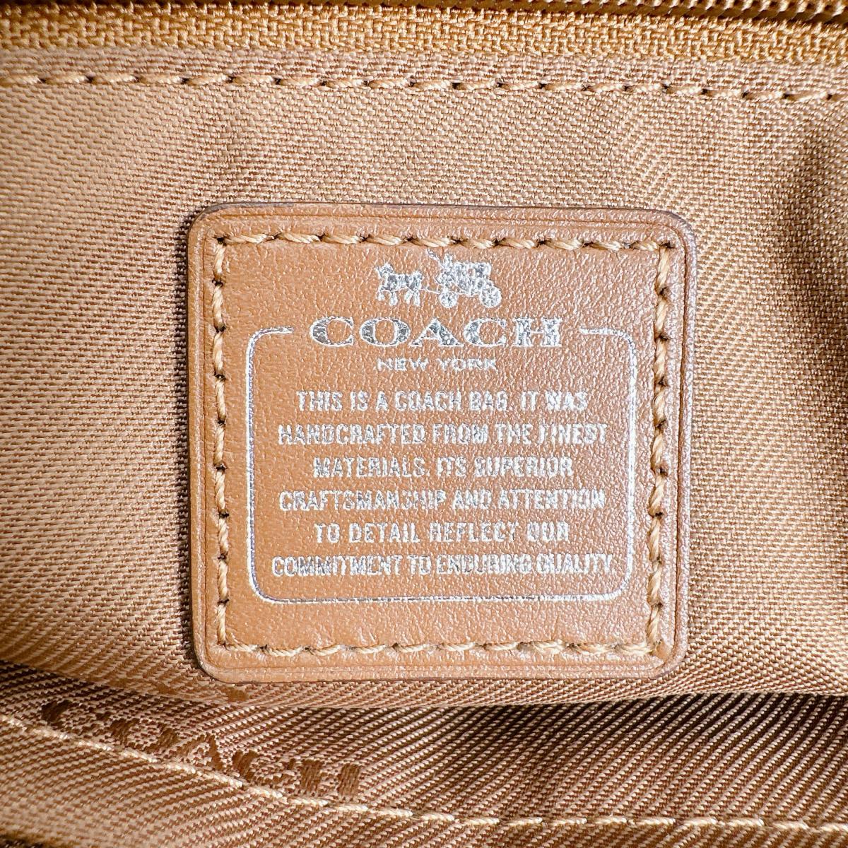 コーチ COACH ハンドバッグ
 トートバッグ キャリーオール スワッガー 21 レザー 37444 ブラウン 【SS】
 【中古】