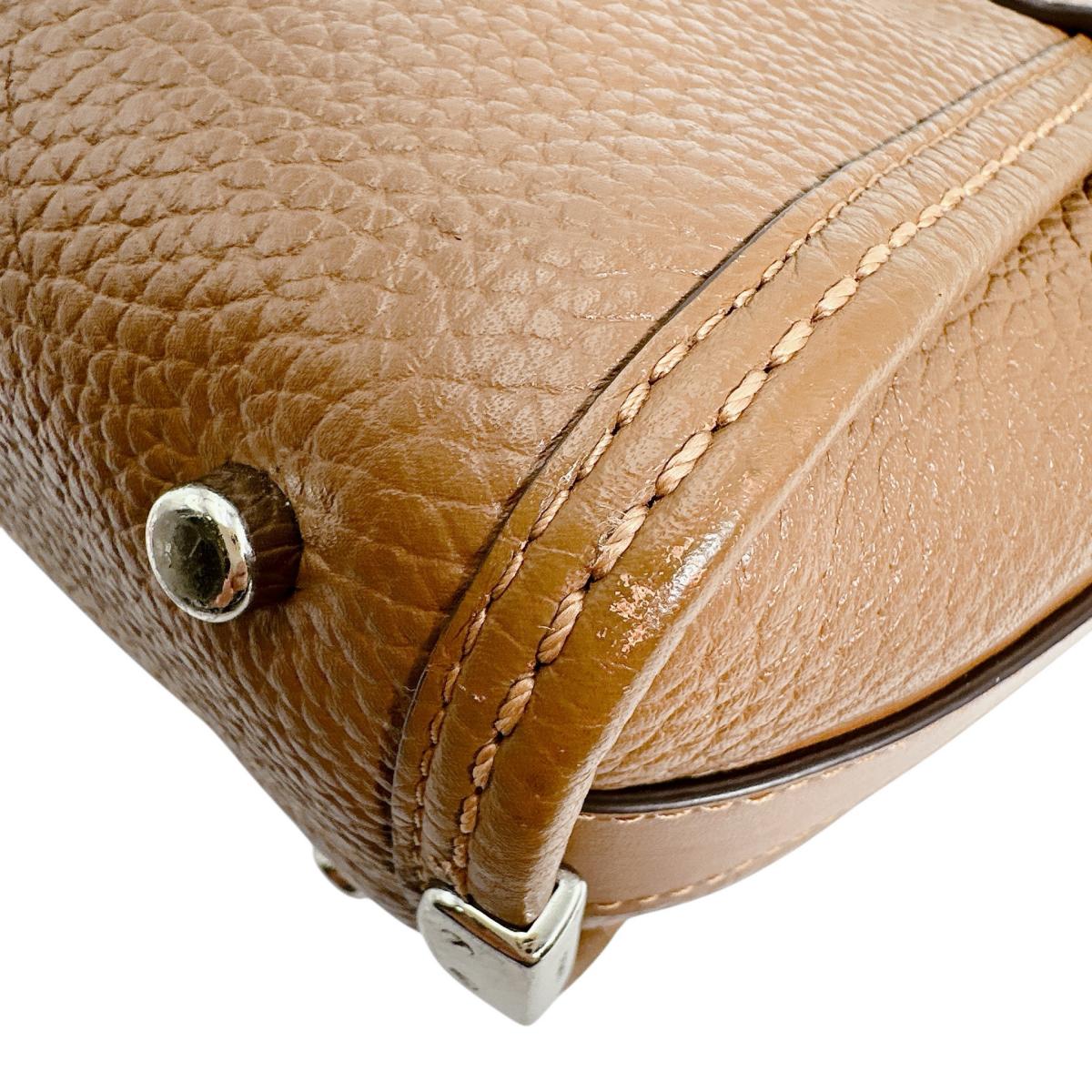 コーチ COACH ハンドバッグ
 トートバッグ キャリーオール スワッガー 21 レザー 37444 ブラウン 【SS】
 【中古】