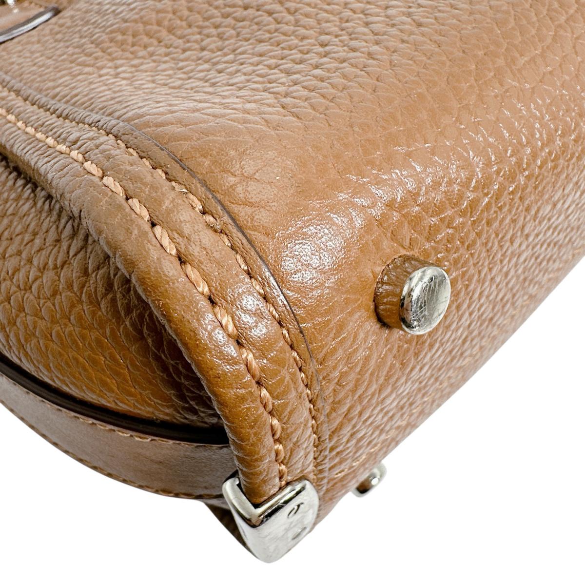 コーチ COACH ハンドバッグ
 トートバッグ キャリーオール スワッガー 21 レザー 37444 ブラウン 【SS】
 【中古】