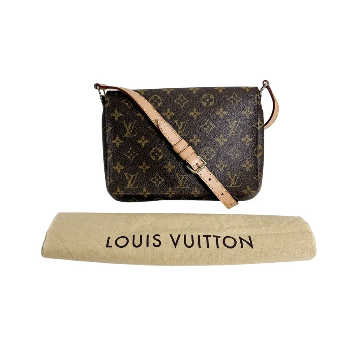 ルイヴィトン LOUIS VUITTON ショルダーバッグ
 ショルダーバッグ モノグラム ミュゼット･タンゴ･ショート モノグラムキャンバス M51257 ブラウン LV
 【SS】
 【中古】
