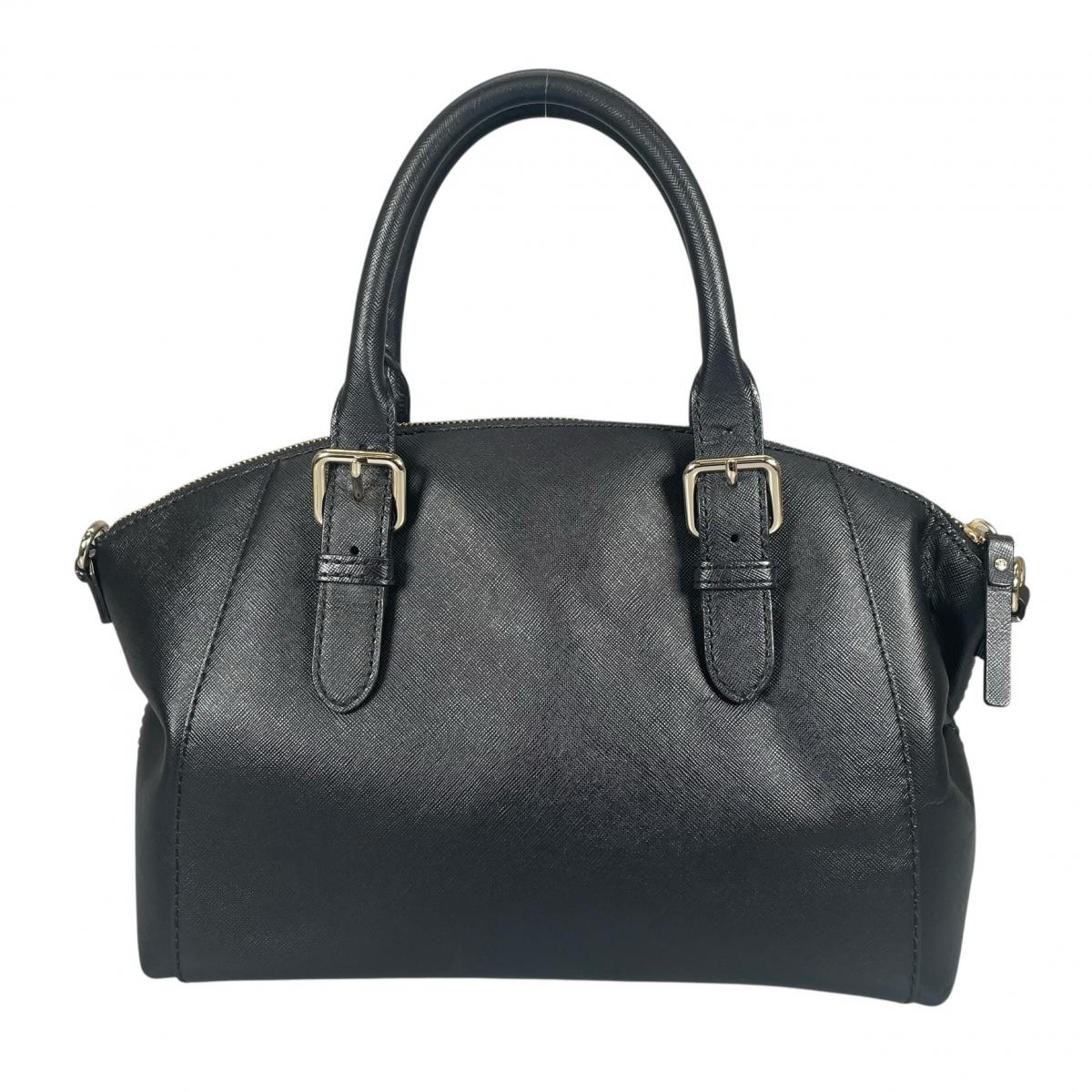 ケイトスペード Kate Spade ハンドバッグ
 トートバッグ ニューヨーク サフィアーノ レザー ブラック 【SS】
 【中古】