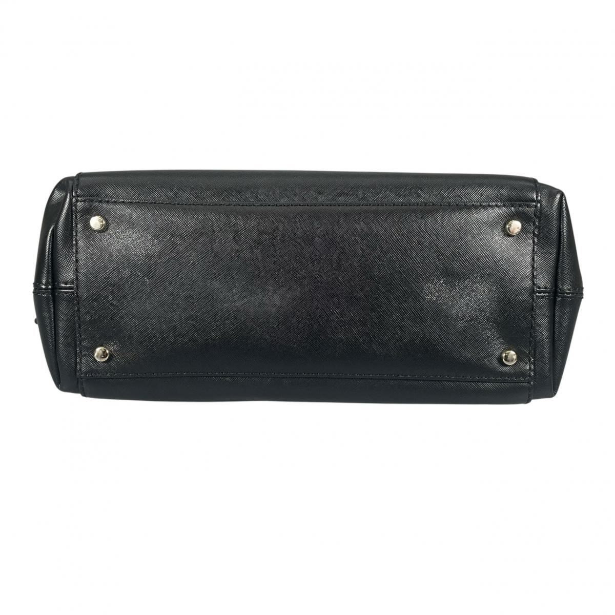 ケイトスペード Kate Spade ハンドバッグ
 トートバッグ ニューヨーク サフィアーノ レザー ブラック 【SS】
 【中古】