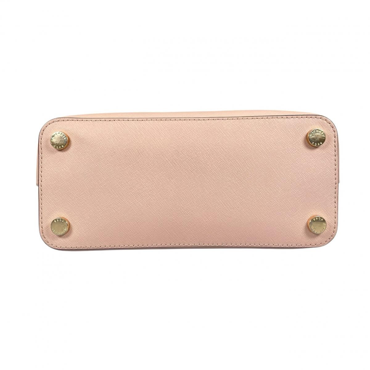 マイケルコース Michael Kors リュック・デイパック
 バックパック サフィアーノ Emmy 牛革 ピンクベージュ 【SS】
 【中古】