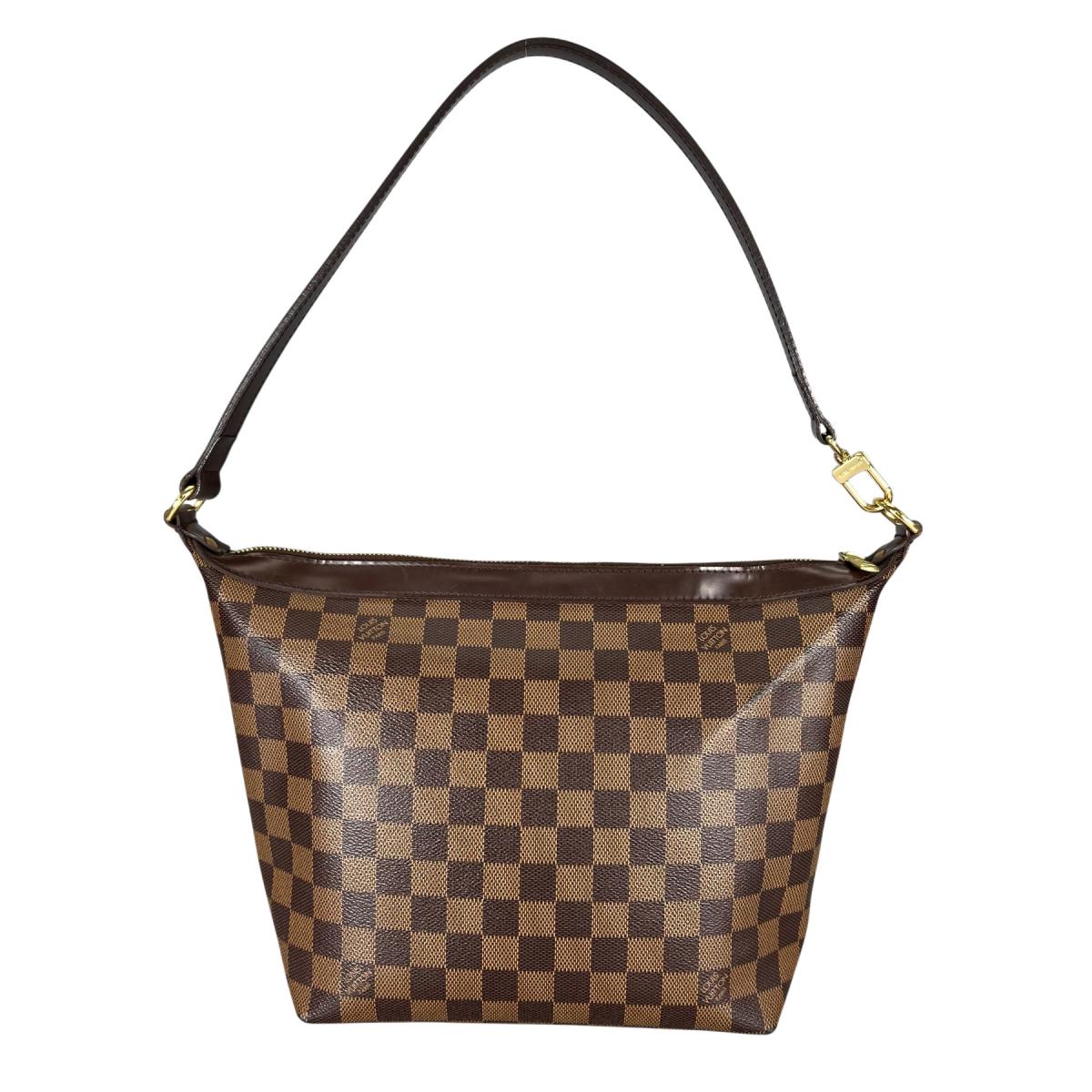 ルイヴィトン LOUIS VUITTON ハンドバッグ
 2WAYバッグ ダミエ イロヴォMM ダミエキャンバス N51995 ブラウン LV
 【SS】
 【中古】