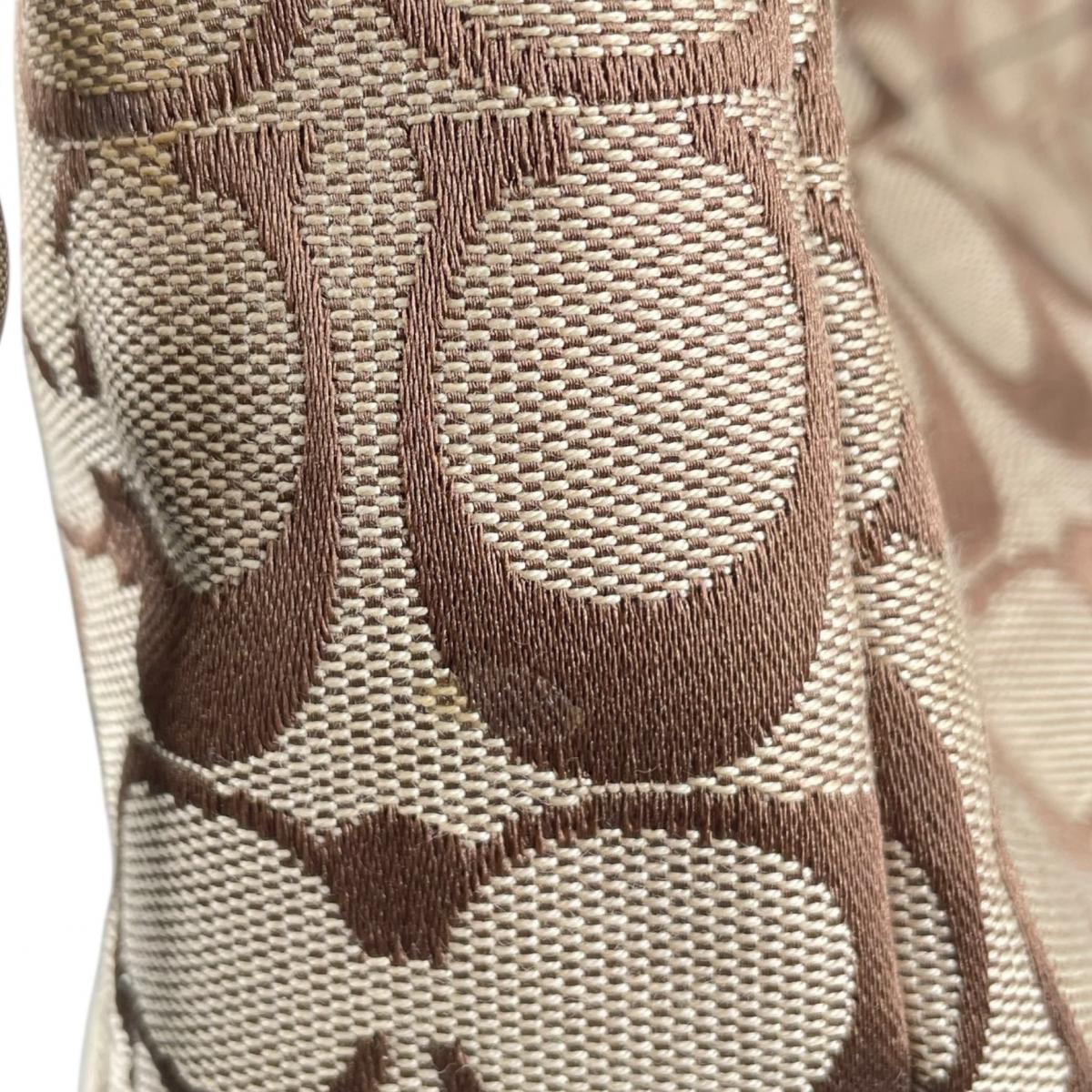 コーチ COACH ハンドバッグ
 2WAYショルダーバッグ ホーボー パーク シグネチャー キャンバス F23279 ベージュ 【SS】
 【中古】
