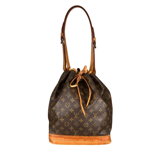 ルイヴィトン LOUIS VUITTON ショルダーバッグ
 巾着型ショルダーバック モノグラム ノエ モノグラムキャンバス M42224 ブラウン LV
 【SS】
 【中古】