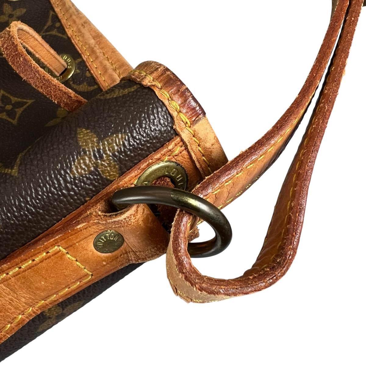 ルイヴィトン LOUIS VUITTON ショルダーバッグ
 巾着型ショルダーバック モノグラム ノエ モノグラムキャンバス M42224 ブラウン LV
 【SS】
 【中古】