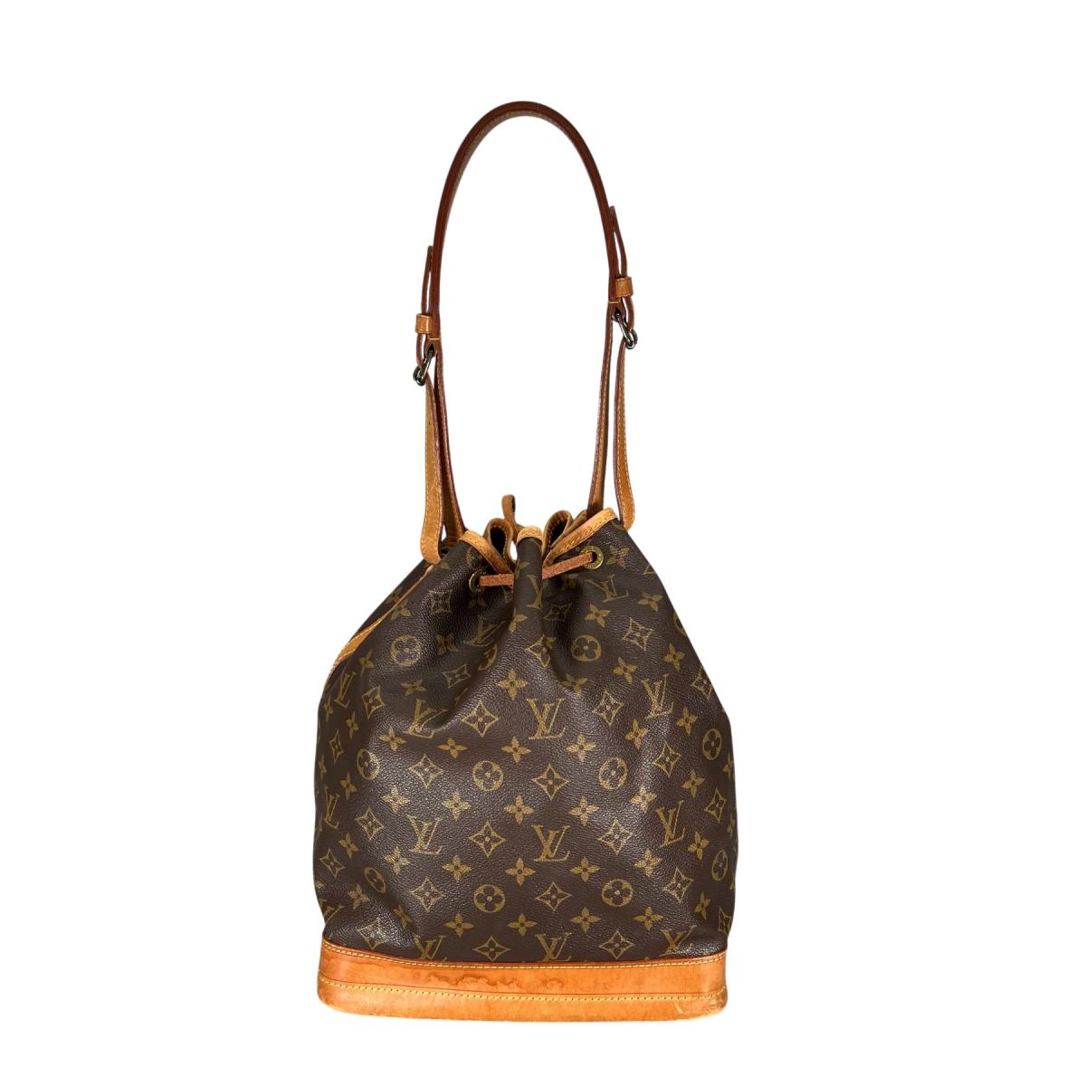 ルイヴィトン LOUIS VUITTON ショルダーバッグ
 巾着型ショルダーバック モノグラム ノエ モノグラムキャンバス M42224 ブラウン LV
 【SS】
 【中古】