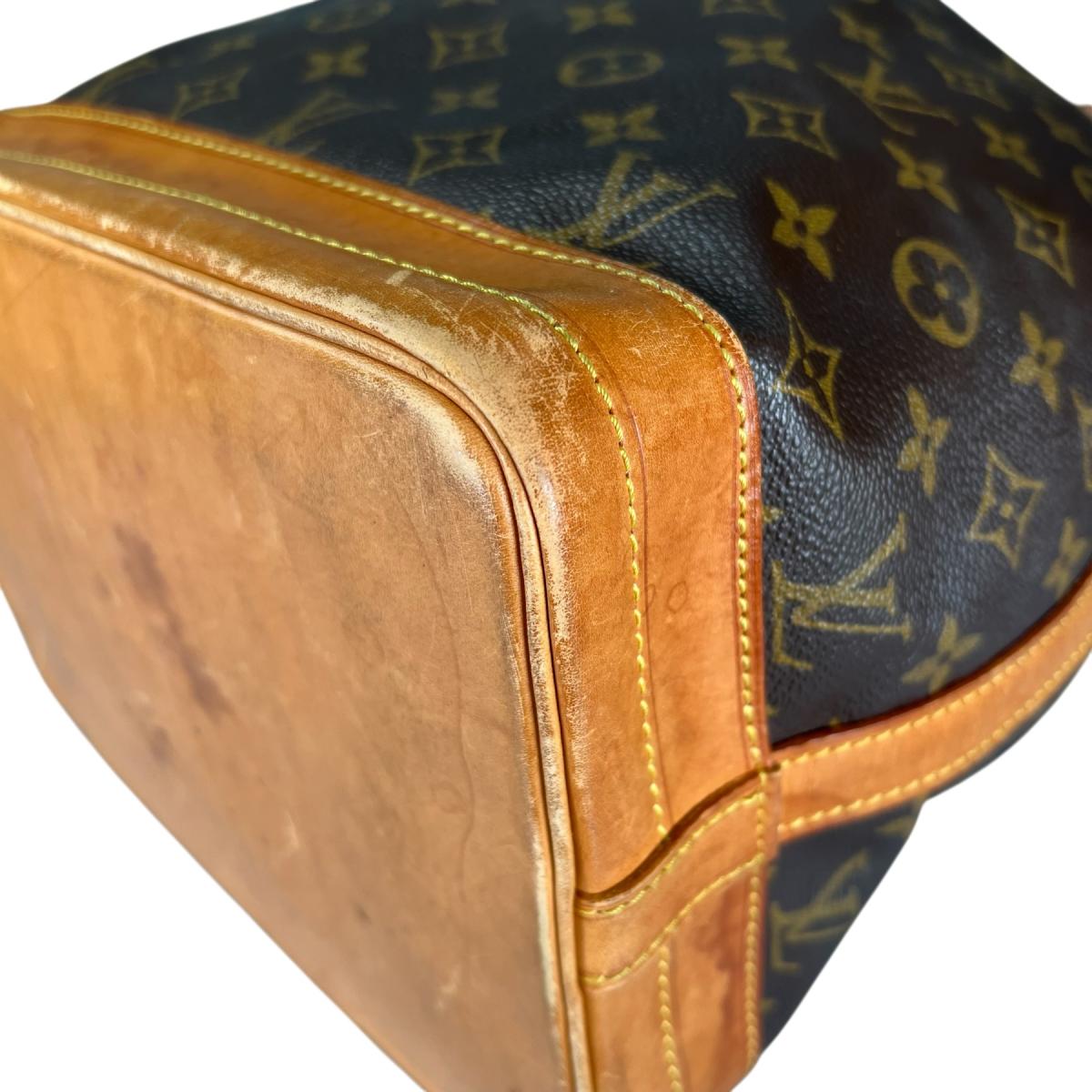 ルイヴィトン LOUIS VUITTON ショルダーバッグ
 巾着型ショルダーバック モノグラム ノエ モノグラムキャンバス M42224 ブラウン LV
 【SS】
 【中古】