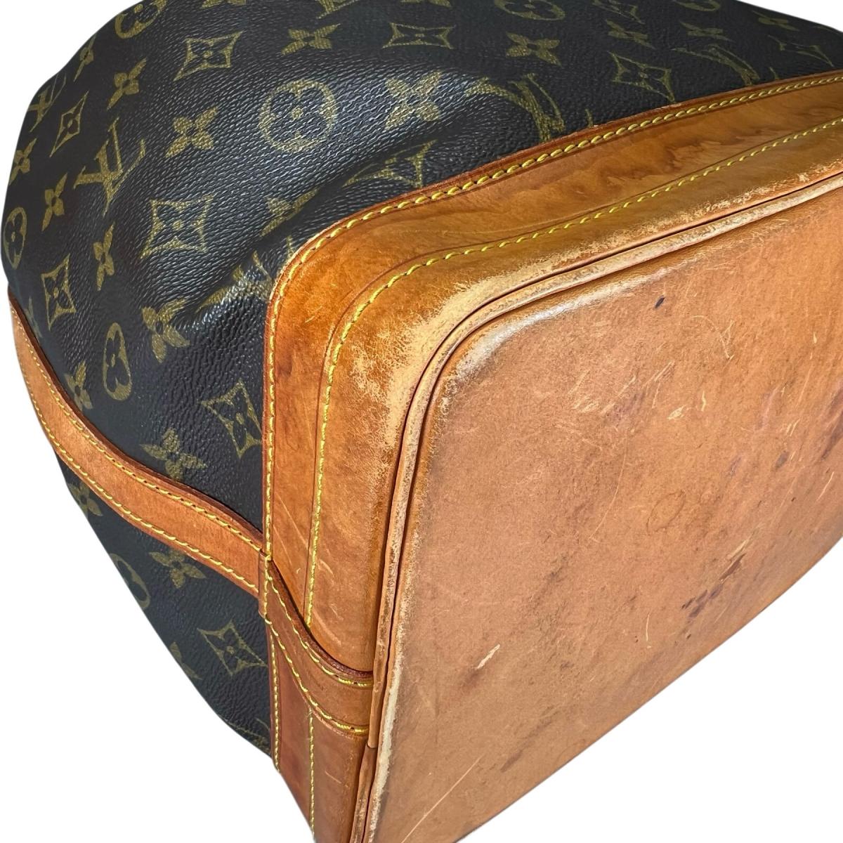 ルイヴィトン LOUIS VUITTON ショルダーバッグ
 巾着型ショルダーバック モノグラム ノエ モノグラムキャンバス M42224 ブラウン LV
 【SS】
 【中古】