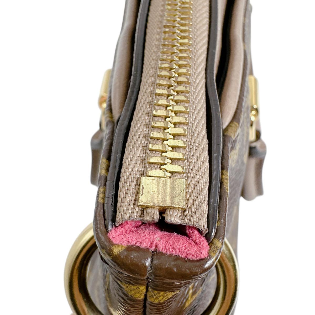 ルイヴィトン LOUIS VUITTON ハンドバッグ
 ハンドバッグ モノグラム パラスBB モノグラムキャンバス M43235 ブラウン LV
 【SS】
 【中古】