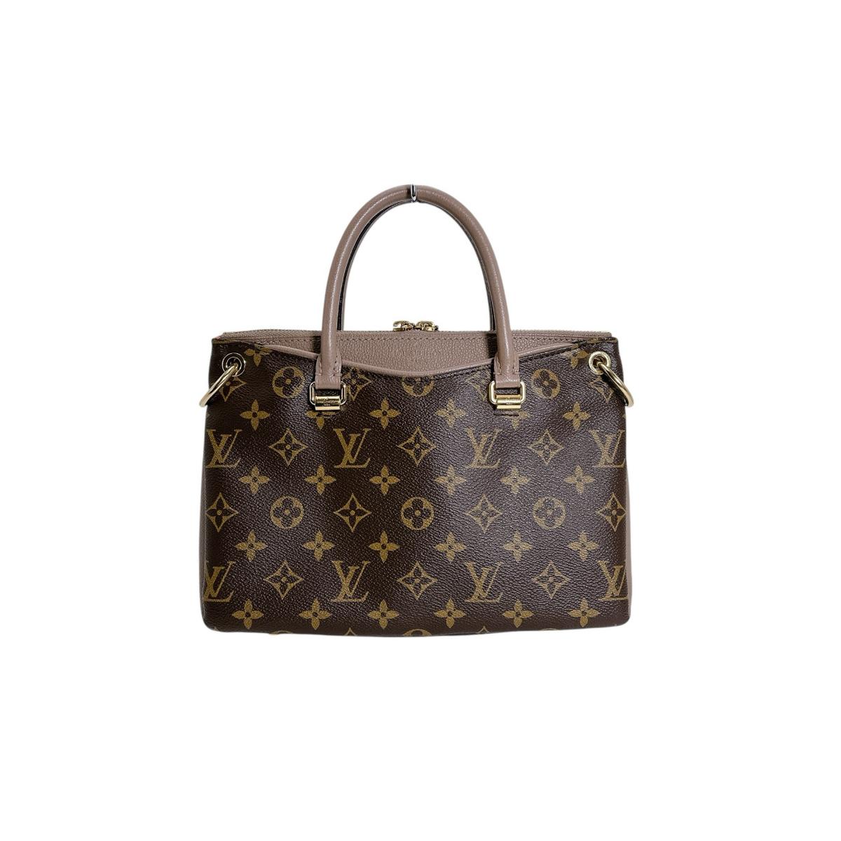 ルイヴィトン LOUIS VUITTON ハンドバッグ
 ハンドバッグ モノグラム パラスBB モノグラムキャンバス M43235 ブラウン LV
 【SS】
 【中古】