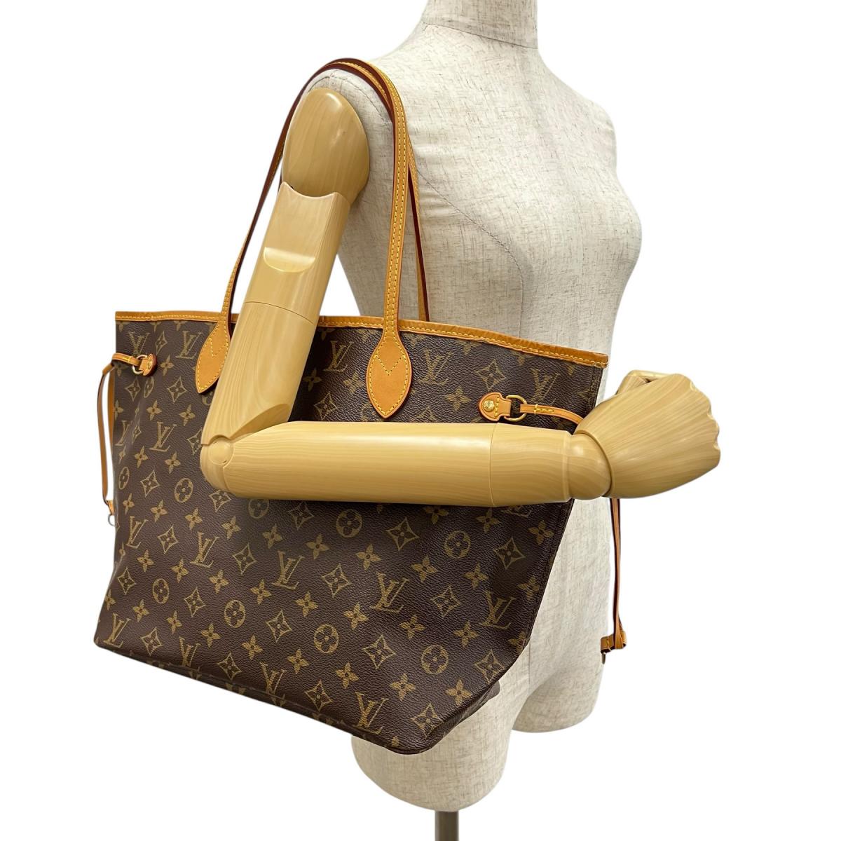 ルイヴィトン LOUIS VUITTON トートバッグ
 トートバッグ モノグラム ネヴァーフルMM モノグラムキャンバス M40156 ブラウン LV
 【SS】
 【中古】