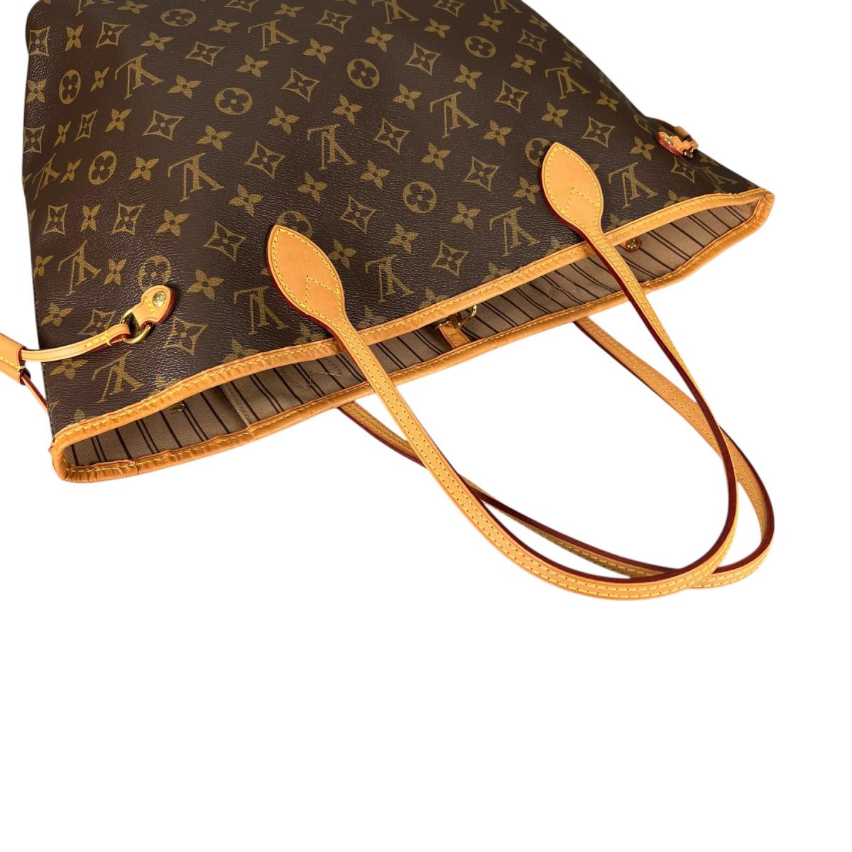 ルイヴィトン LOUIS VUITTON トートバッグ
 トートバッグ モノグラム ネヴァーフルMM モノグラムキャンバス M40156 ブラウン LV
 【SS】
 【中古】
