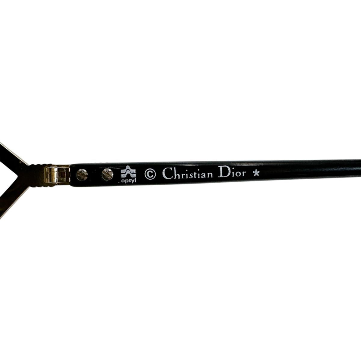 クリスチャンディオール Christian Dior サングラス
 サングラス 49 2250 プラスチック 2250 ブラック×ゴールド 【SS】
 【中古】