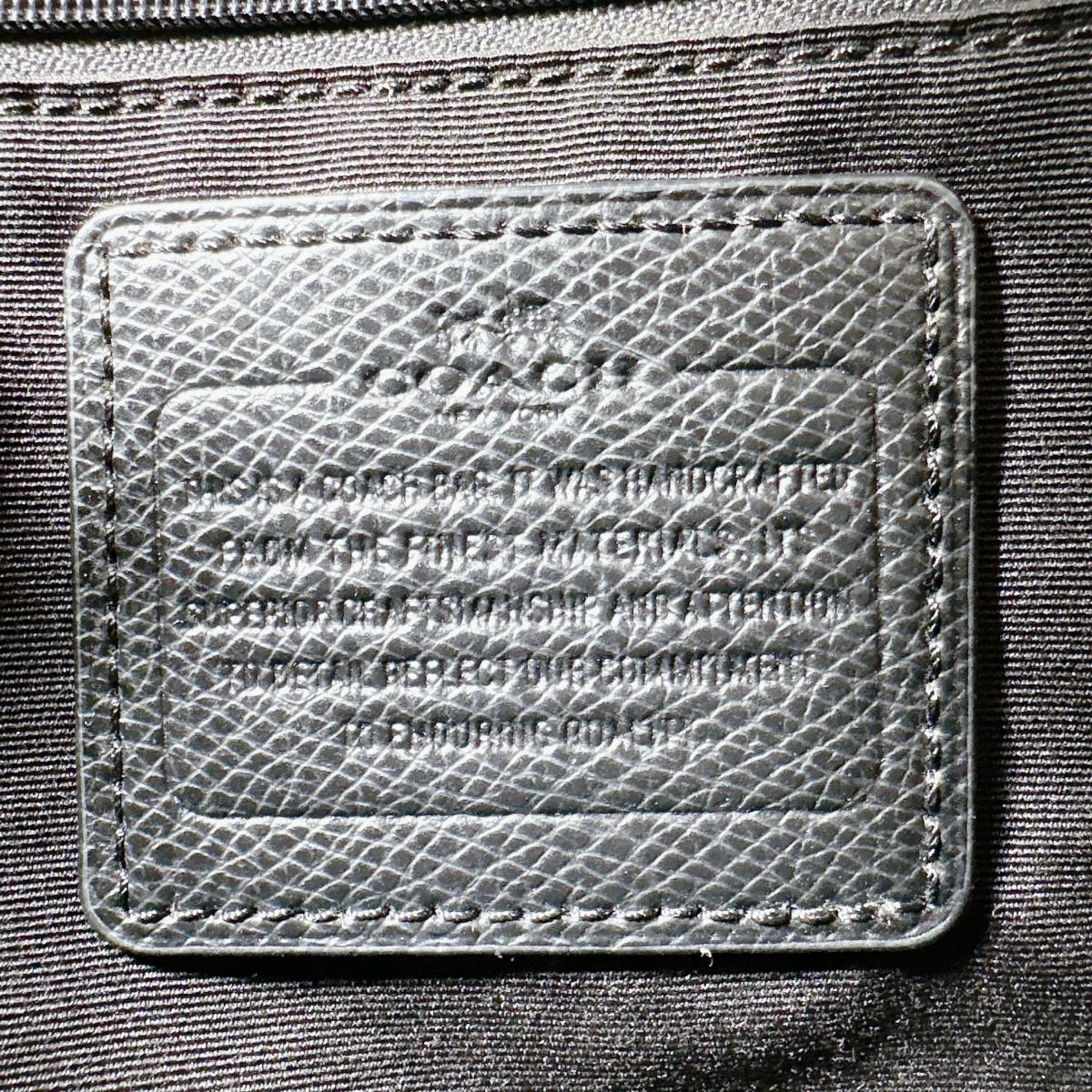 コーチ COACH トートバッグ
 ショルダーバッグ レザ－ ギャラリートート レザー ブラウン 【SS】
 【中古】
