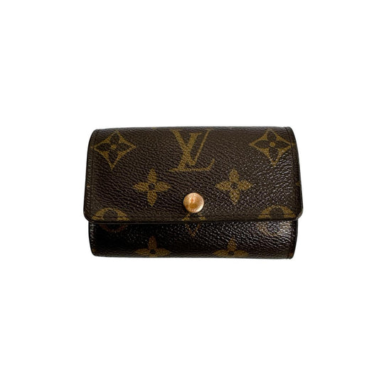 ルイヴィトン LOUIS VUITTON キーケース
 6本用キーケース モノグラム ミュルティクレ6 モノグラムキャンバス M62630 ブラウン LV
 【SS】
 【中古】