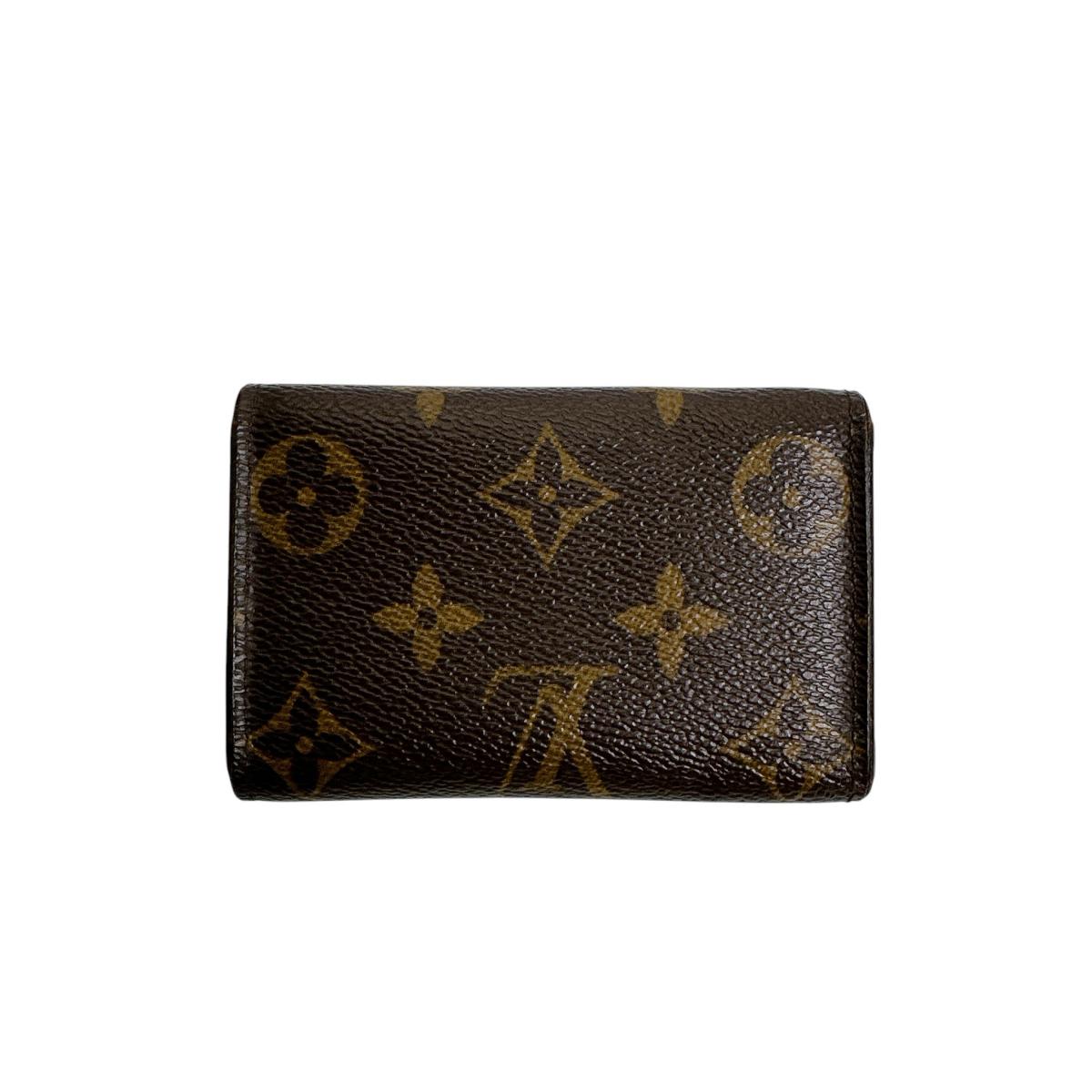 ルイヴィトン LOUIS VUITTON キーケース
 6本用キーケース モノグラム ミュルティクレ6 モノグラムキャンバス M62630 ブラウン LV
 【SS】
 【中古】