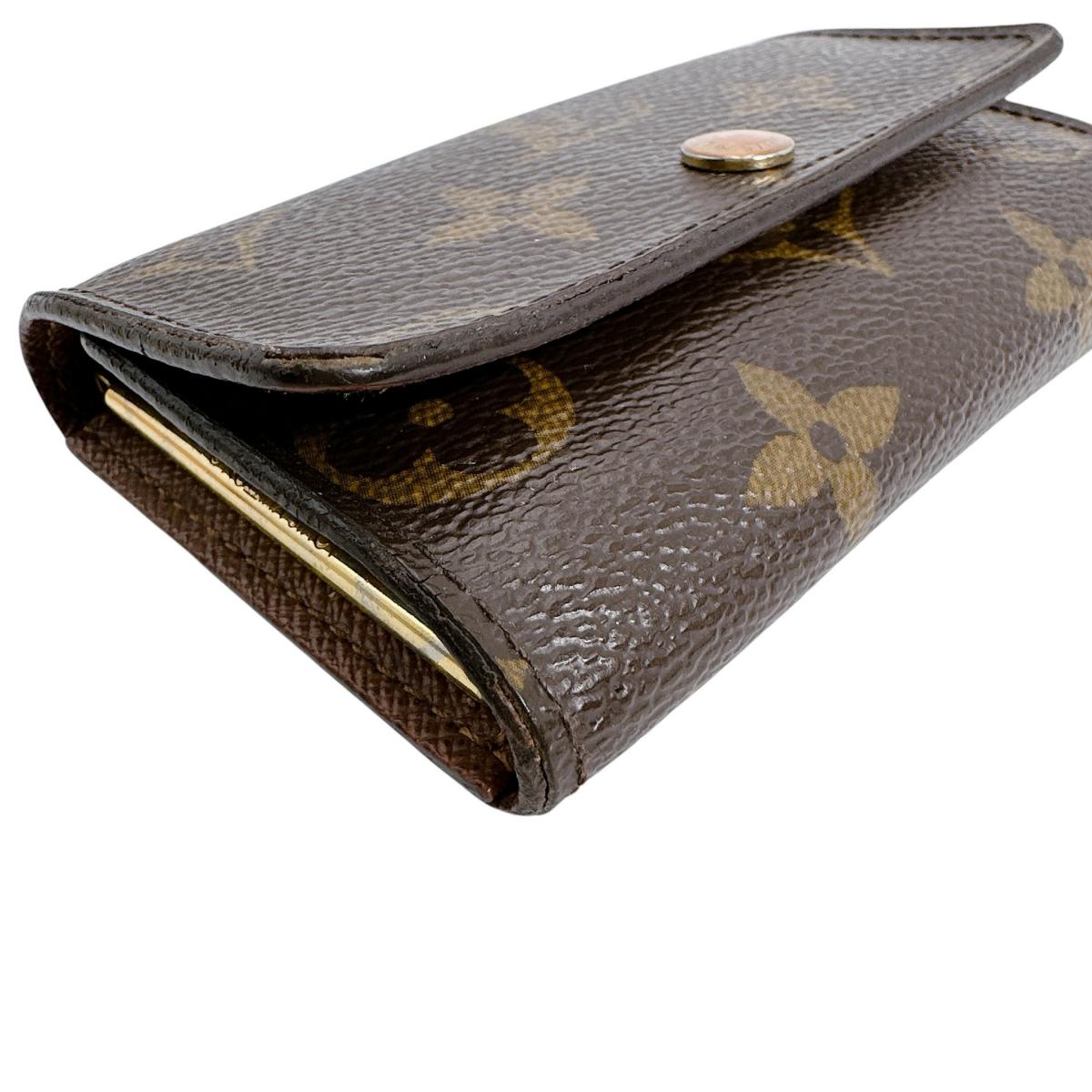 ルイヴィトン LOUIS VUITTON キーケース
 6本用キーケース モノグラム ミュルティクレ6 モノグラムキャンバス M62630 ブラウン LV
 【SS】
 【中古】