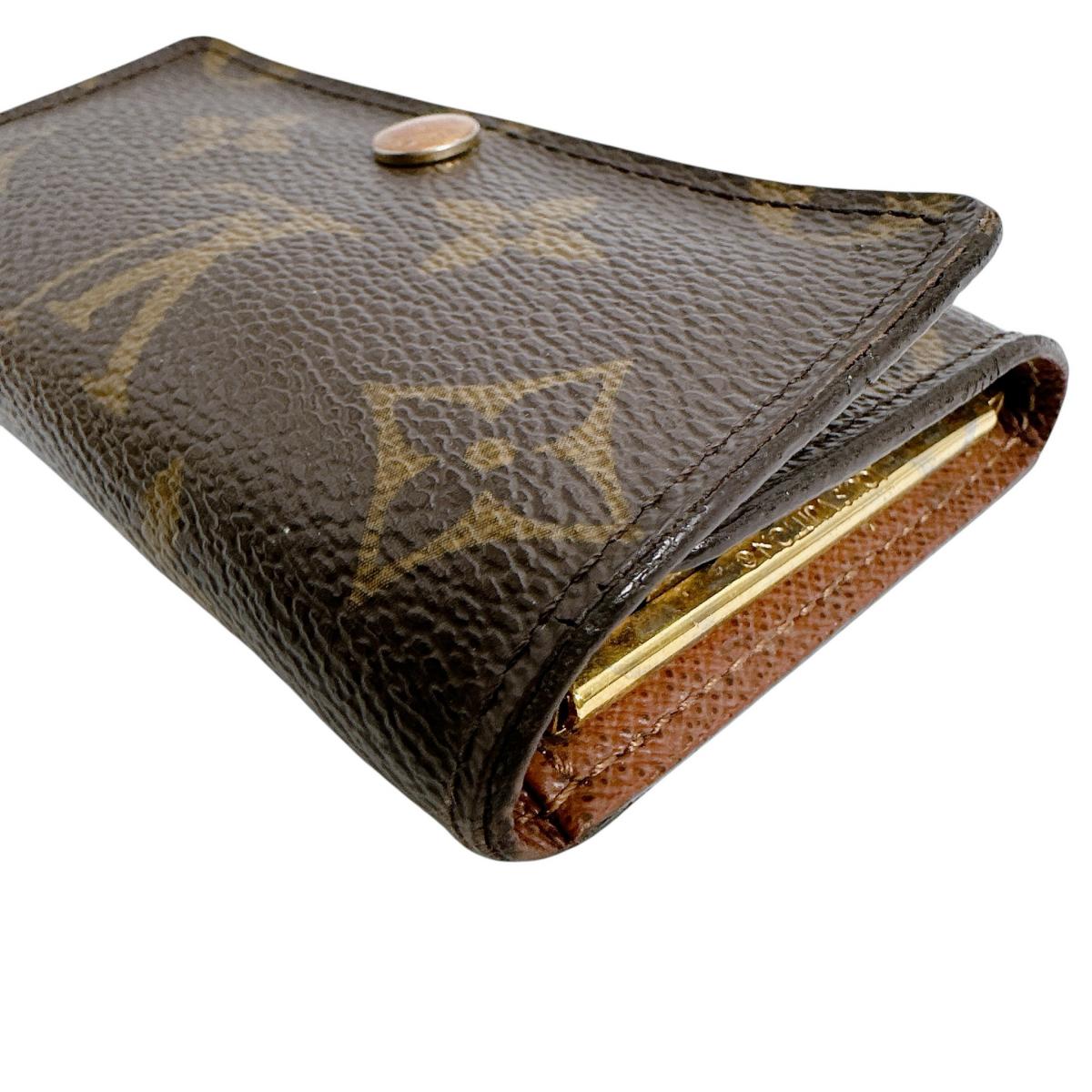 ルイヴィトン LOUIS VUITTON キーケース
 6本用キーケース モノグラム ミュルティクレ6 モノグラムキャンバス M62630 ブラウン LV
 【SS】
 【中古】