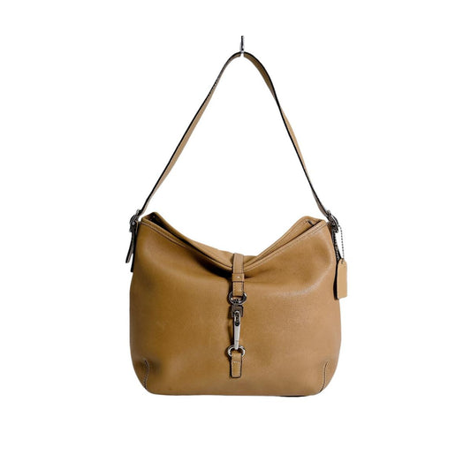 コーチ COACH トートバッグ
 ハンドバッグ レザー ギャラリートート レザー キャメル 【SS】
 【中古】