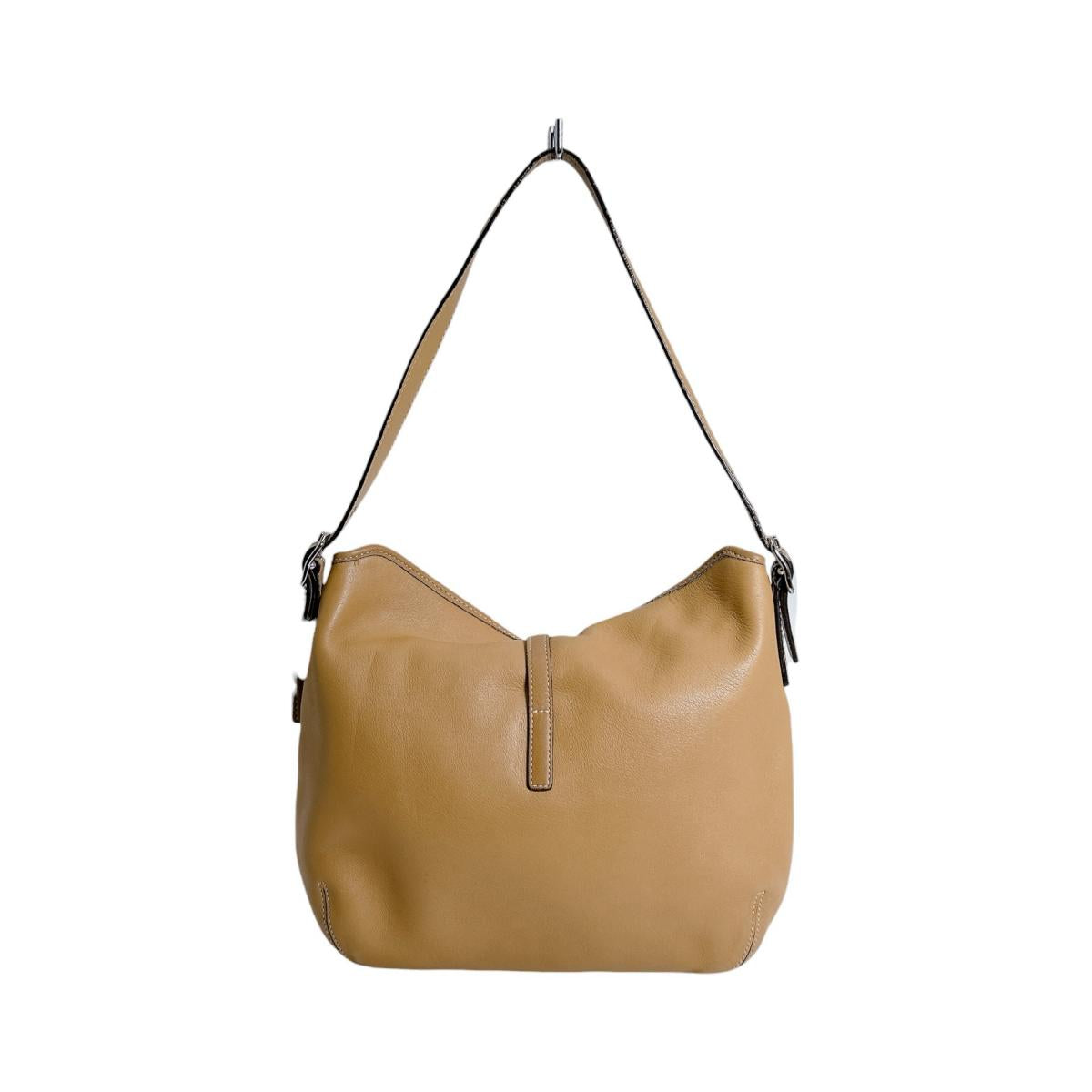 コーチ COACH トートバッグ
 ハンドバッグ レザー ギャラリートート レザー キャメル 【SS】
 【中古】
