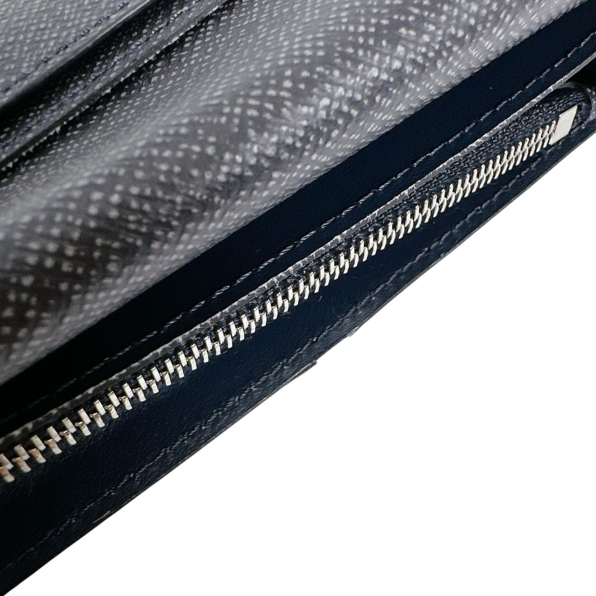 ルイヴィトン LOUIS VUITTON 長財布
 二つ折り長財布 モノグラム ポルトフォイユ・ブラザNM モノグラムキャンバス M81807 ダークグリーン LV
 【SS】
 【中古】