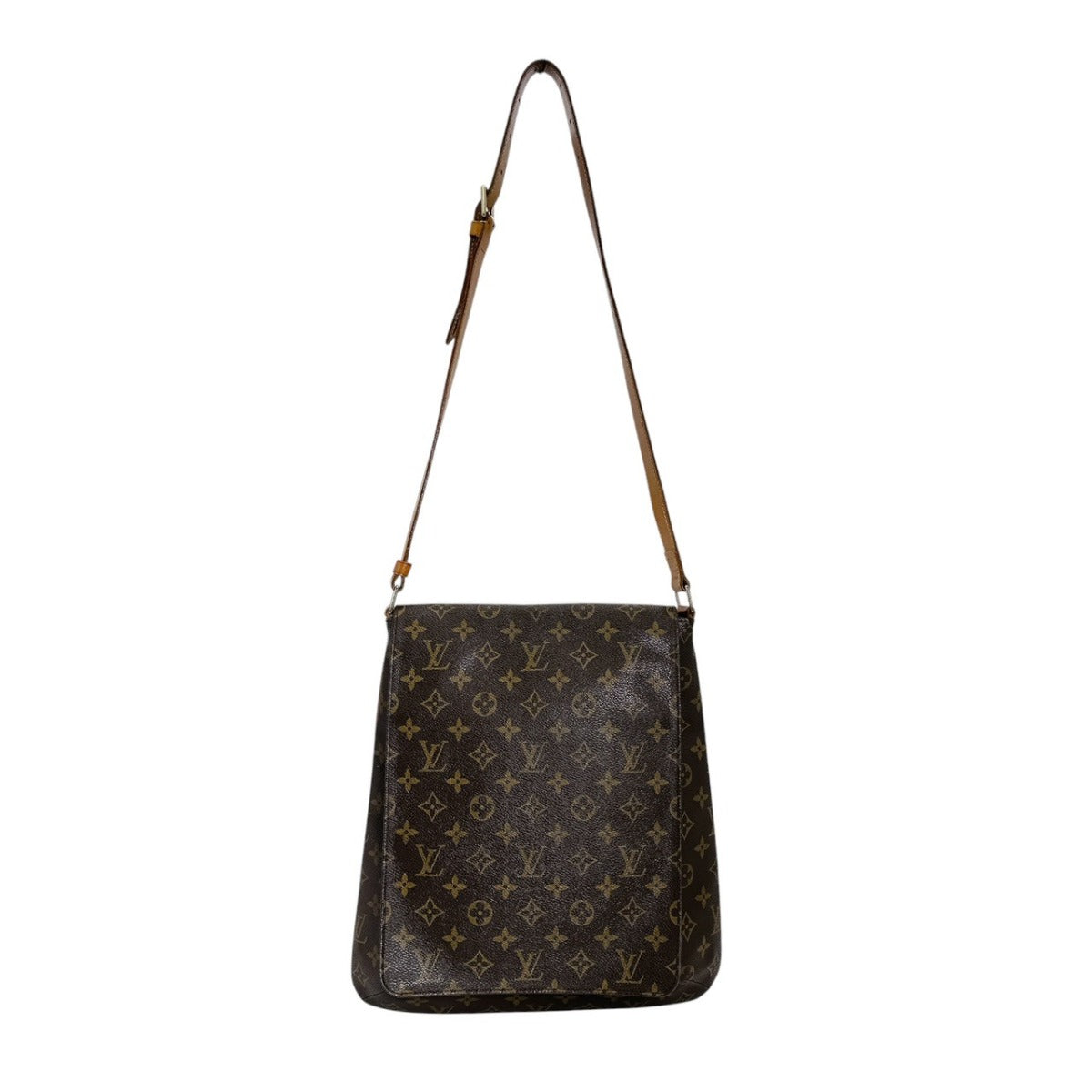 ルイヴィトン LOUIS VUITTON ショルダーバッグ
 斜め掛けショルダー モノグラム ミュゼット モノグラムキャンバス M51256 ブラウン LV
 【SS】
 【中古】