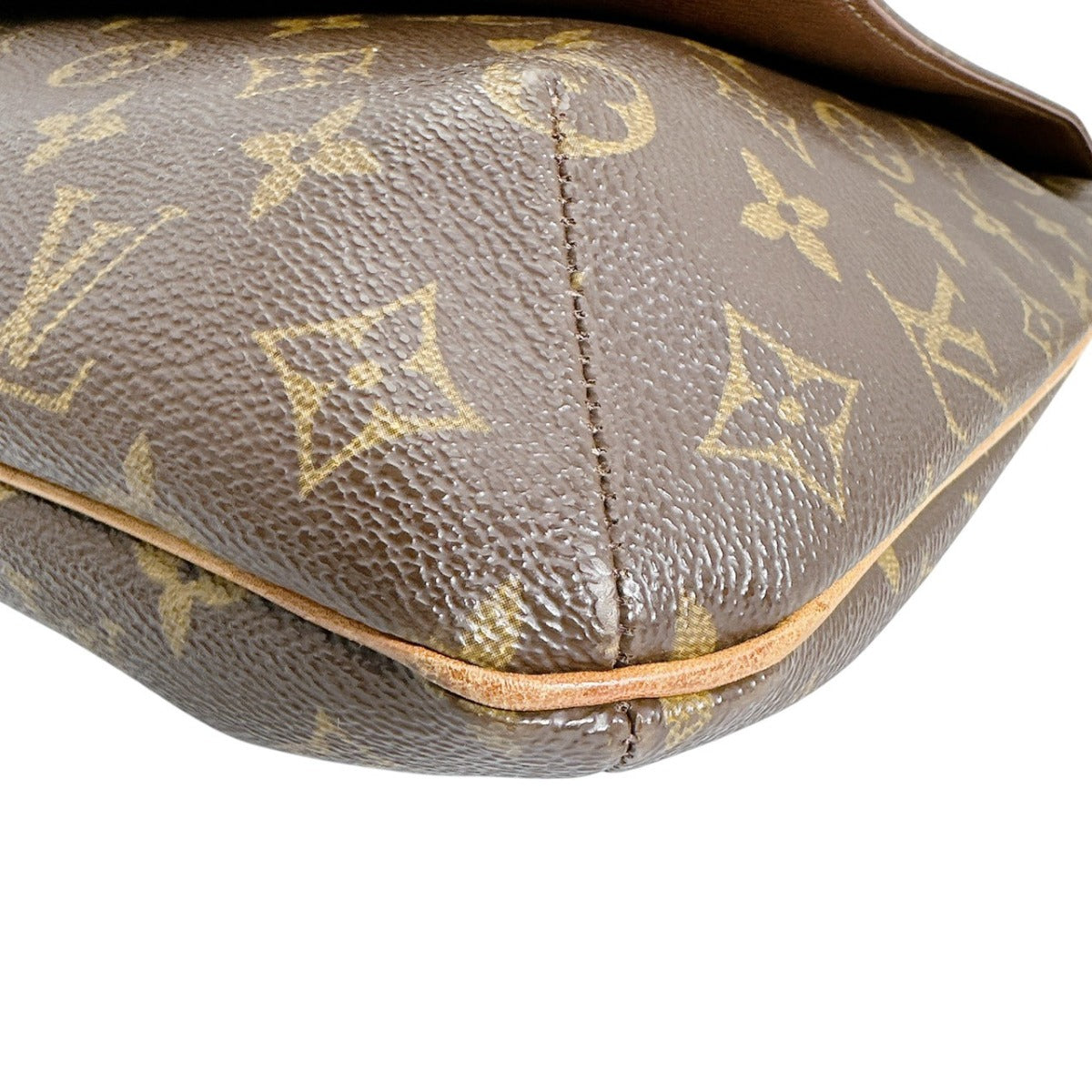 ルイヴィトン LOUIS VUITTON ショルダーバッグ
 斜め掛けショルダー モノグラム ミュゼット モノグラムキャンバス M51256 ブラウン LV
 【SS】
 【中古】