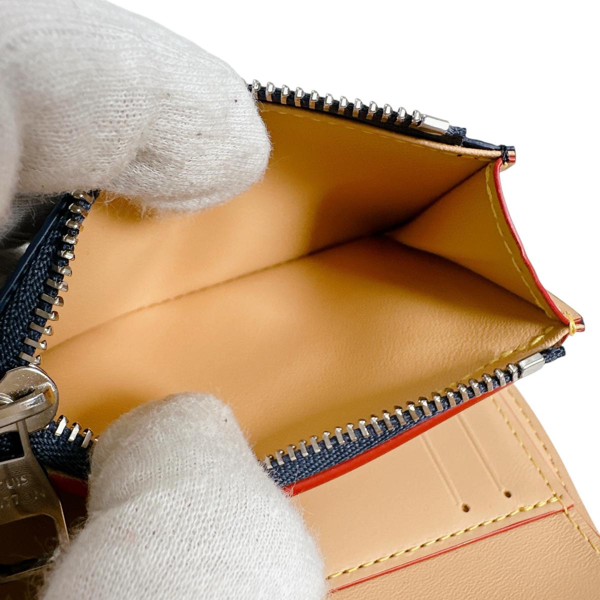 ルイヴィトン LOUIS VUITTON 三つ折り財布
 財布 モノグラム ヴィクターウォレット モノグラムキャンバス M26857 ブルー LV
 【中古】