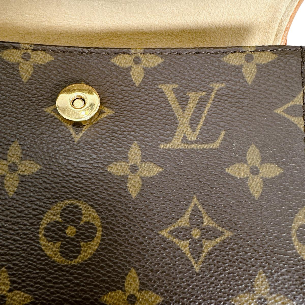 ルイヴィトン LOUIS VUITTON ウエストバッグ
 ポシェット モノグラム フロランティーヌ モノグラムキャンバス M51855 ブラウン LV
 【中古】