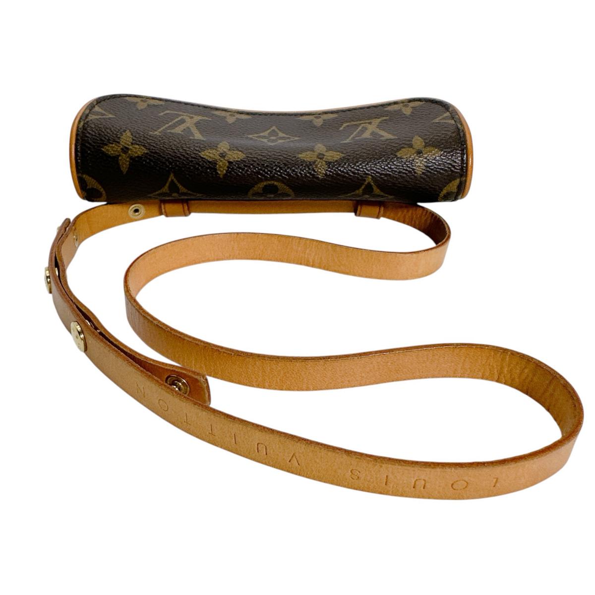 ルイヴィトン LOUIS VUITTON ウエストバッグ
 ポシェット モノグラム フロランティーヌ モノグラムキャンバス M51855 ブラウン LV
 【中古】