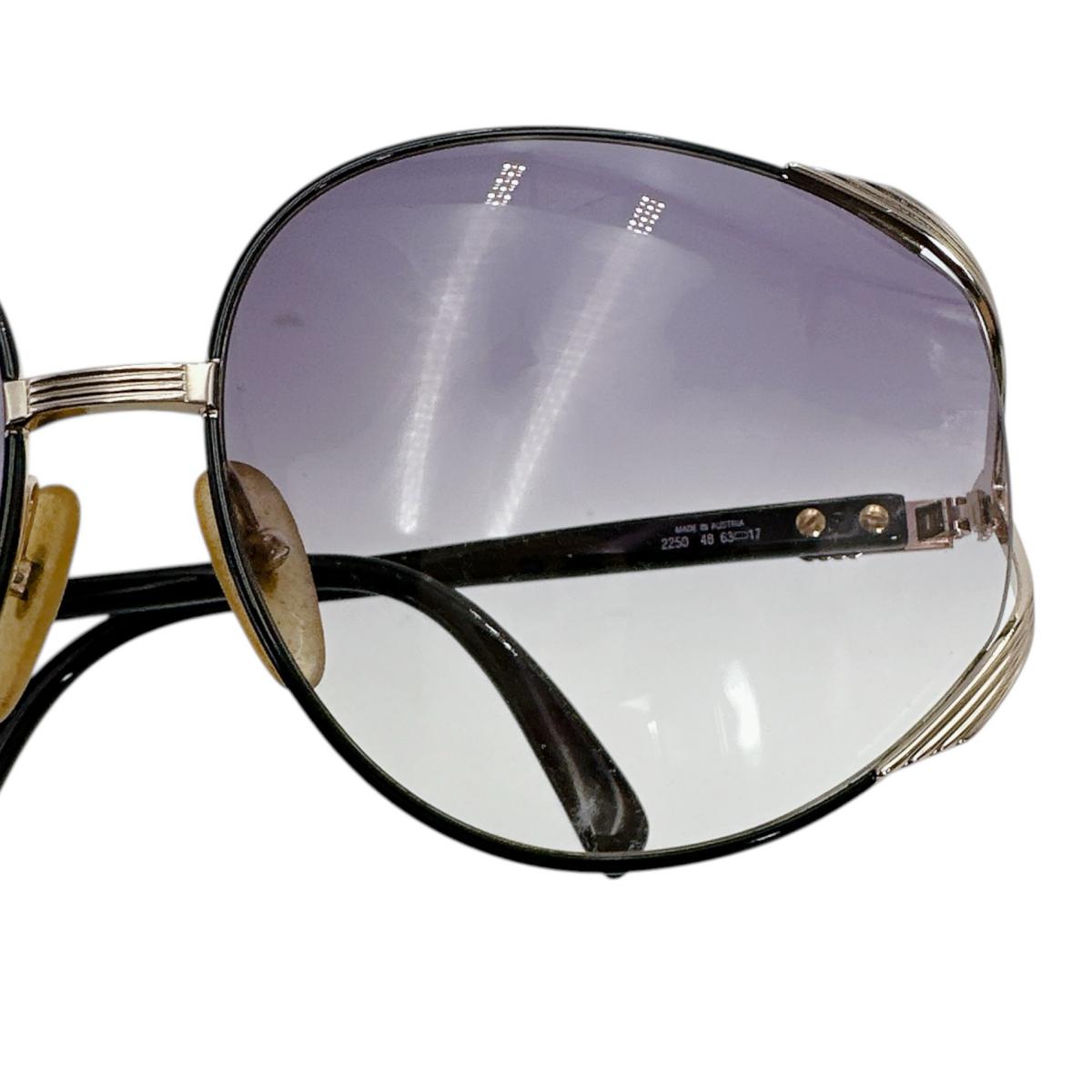 クリスチャンディオール Christian Dior サングラス
 サングラス 63□17 120 2250　48 プラスチック ブラック×ゴールド 【SS】
 【中古】