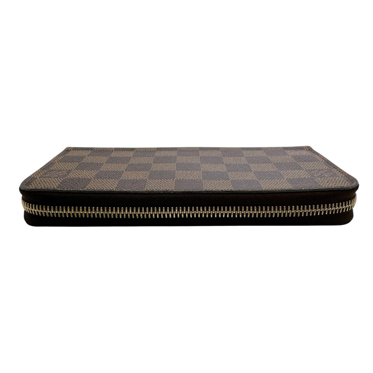 ルイヴィトン LOUIS VUITTON 長財布
 長財布 ダミエ ジッピーウォレット ダミエキャンバス N41661 ブラウン LV
 【SS】
 【中古】
