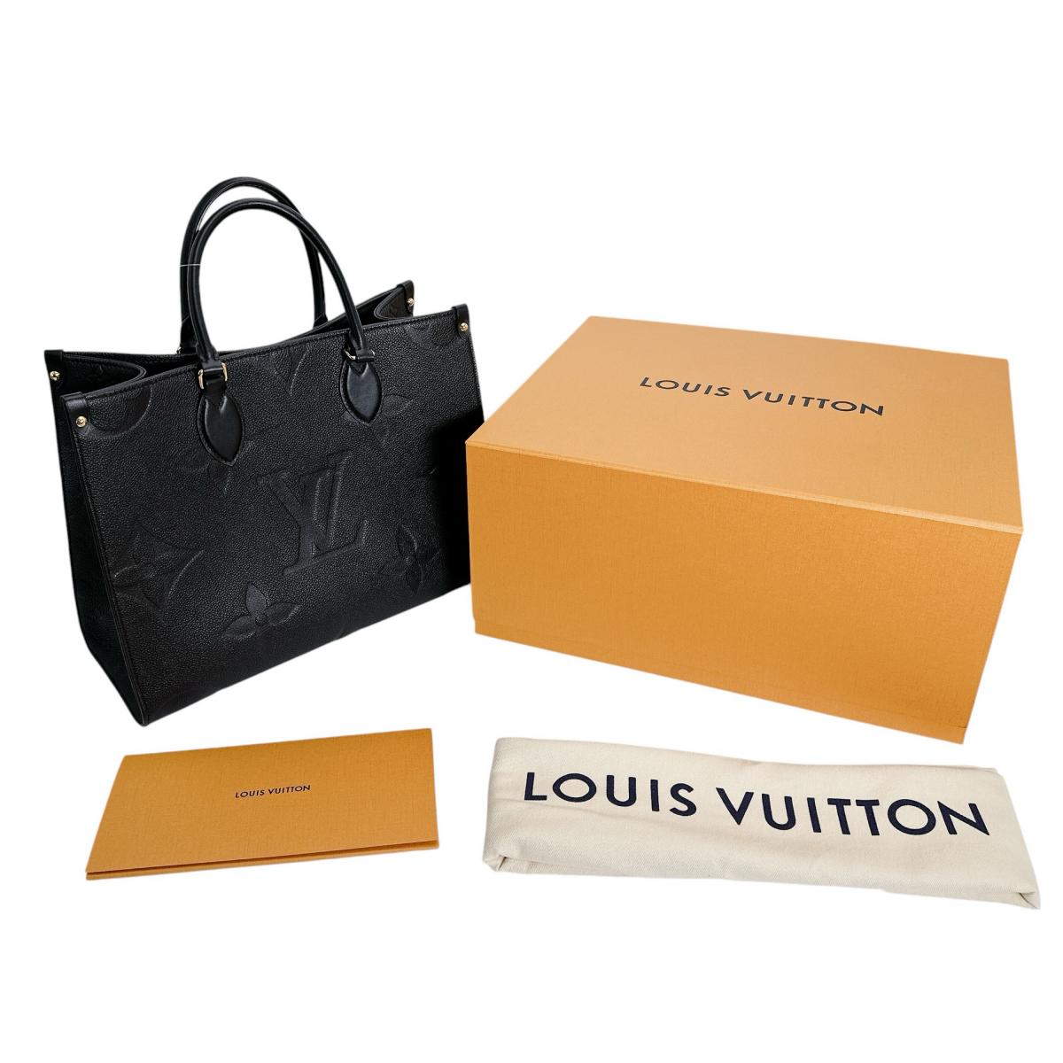 ルイヴィトン LOUIS VUITTON トートバッグ
 ハンドバッグ アンプラント オンザゴーMM モノグラムアンプラント M45595 ノワール LV
 【SS】
 【中古】