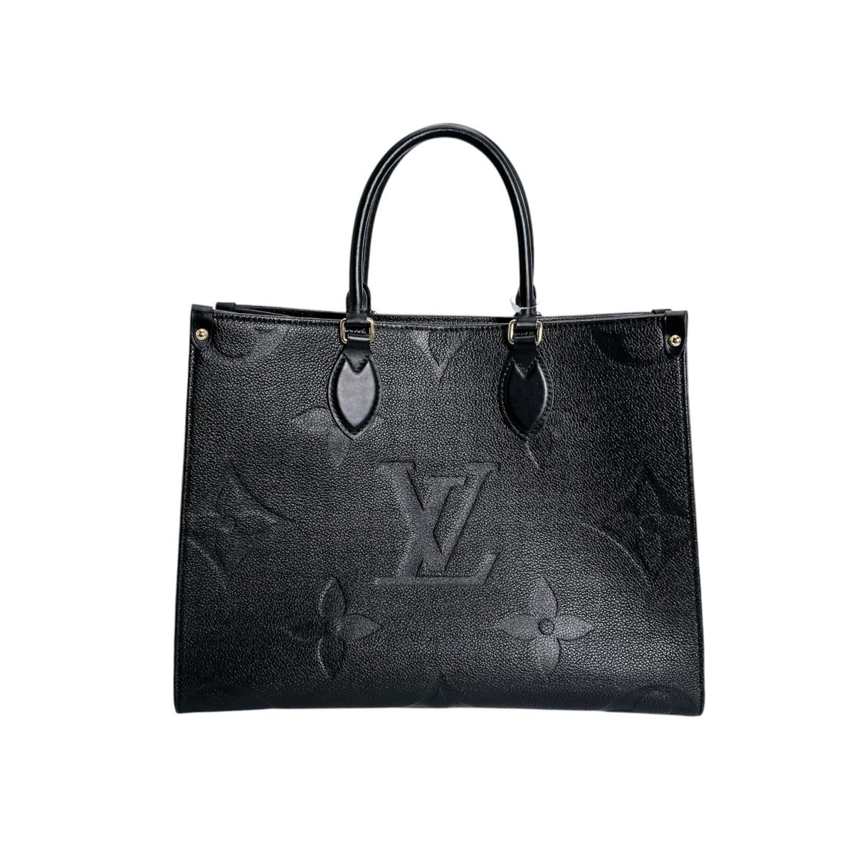 ルイヴィトン LOUIS VUITTON トートバッグ
 ハンドバッグ アンプラント オンザゴーMM モノグラムアンプラント M45595 ノワール LV
 【SS】
 【中古】