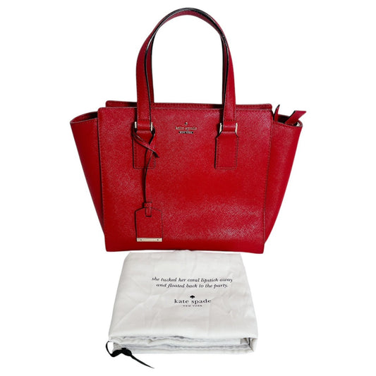 ケイトスペード Kate Spade ハンドバッグ
 2WAYバッグ トートバッグ ショルダーバッグ レザー RN0102760 レッド 【SS】
 【中古】