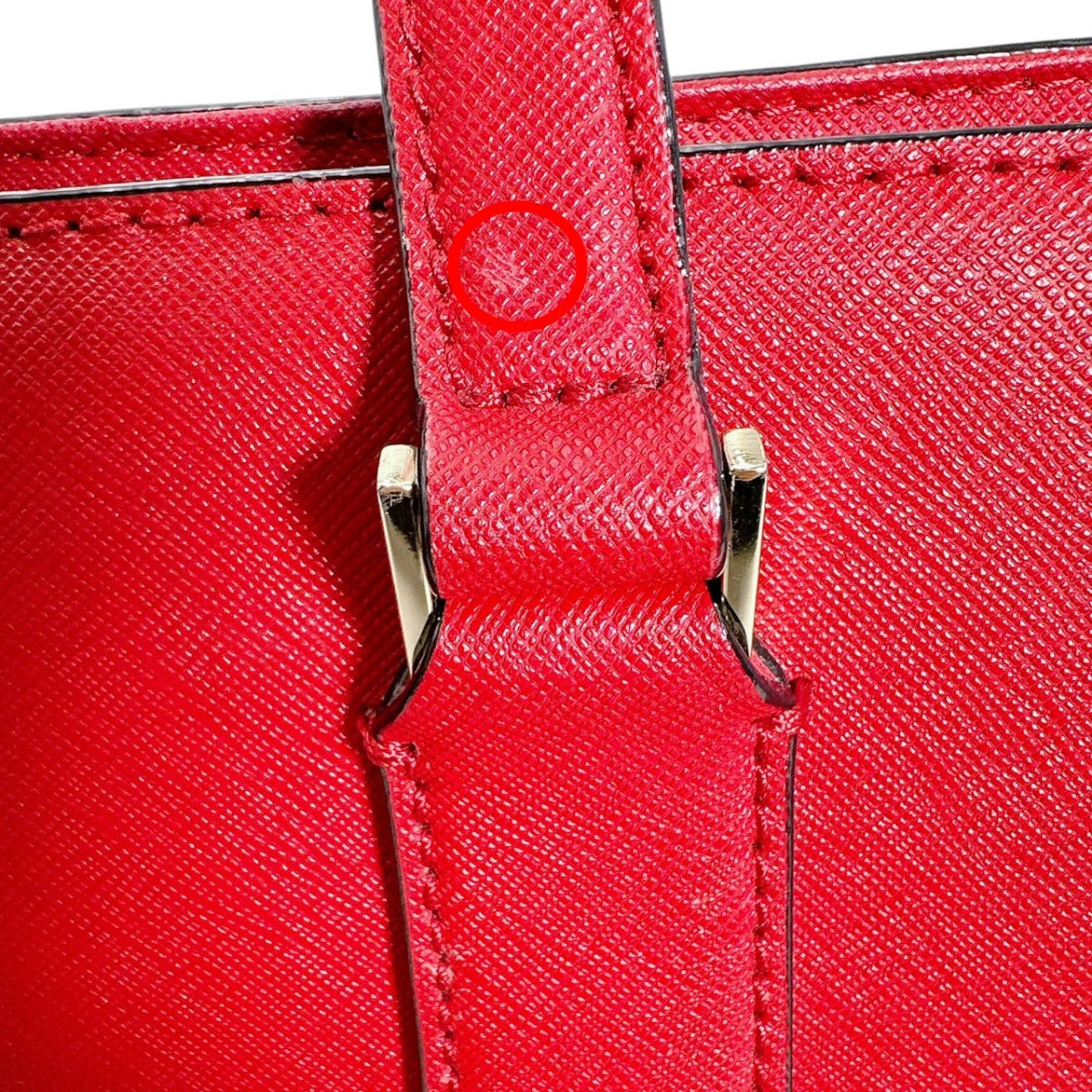 ケイトスペード Kate Spade ハンドバッグ
 2WAYバッグ トートバッグ ショルダーバッグ レザー RN0102760 レッド 【SS】
 【中古】