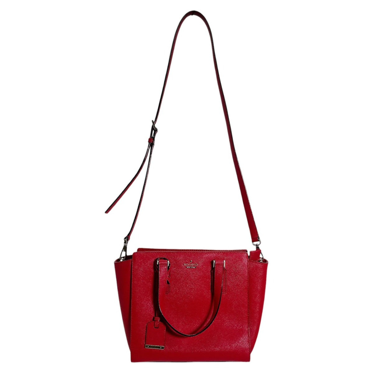ケイトスペード Kate Spade ハンドバッグ
 2WAYバッグ トートバッグ ショルダーバッグ レザー RN0102760 レッド 【SS】
 【中古】