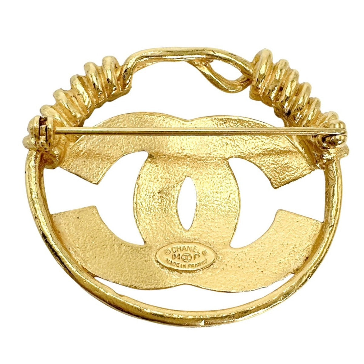 シャネル CHANEL ブローチ
 ヴィンテージ ココマーク ゴールド GP ゴールド 【SS】
 【中古】